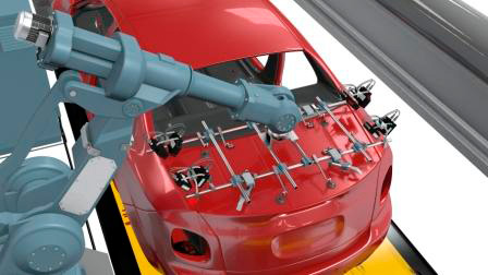 Türen- und Klappenverbau mittels VMT BestFit Verfahren