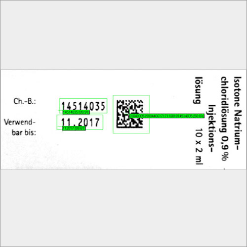 Pharmaverpackung mit 2D-Code und Klarschrift