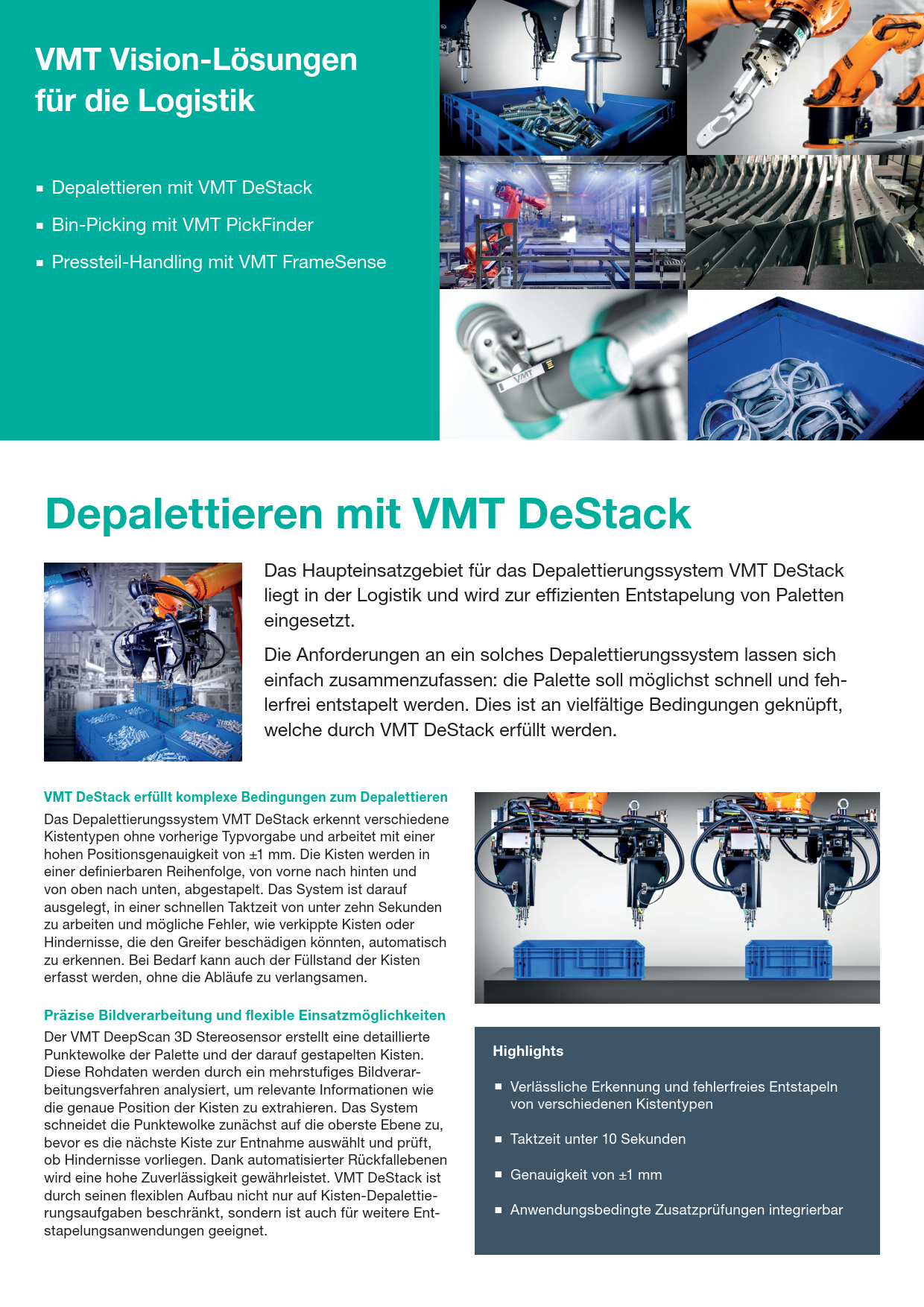 Bildverarbeitung und Lasermesstechnik - VMT Bildverarbeitungssysteme GmbH